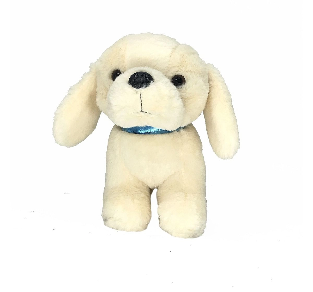 Dimpy Toys Dog With Collar Beige,  3Y+(Beige)