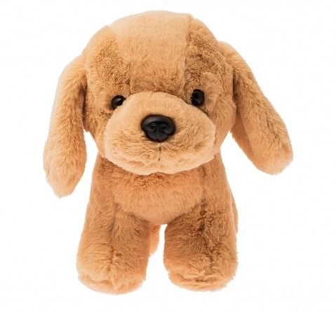 Dimpy Toys Dog With Collar Brown,  3Y+(Brown)