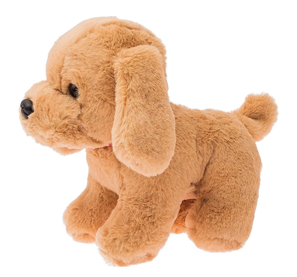 Dimpy Toys Dog With Collar Brown,  3Y+(Brown)