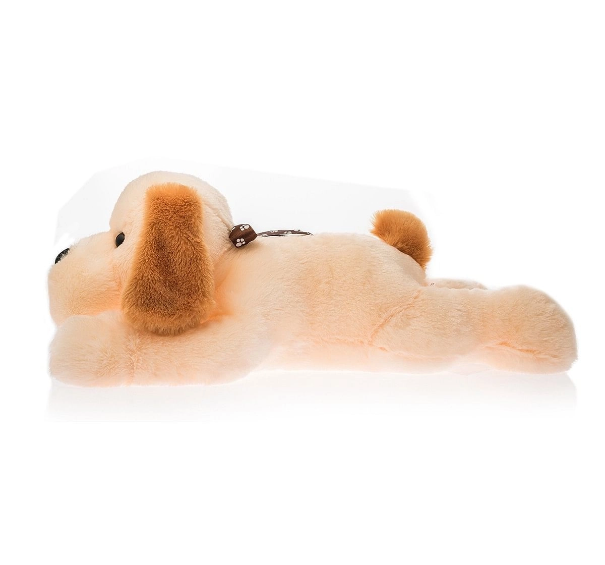 Dimpy Toys Lying Dog Light Brown 55 Cm,  3Y+(Brown)