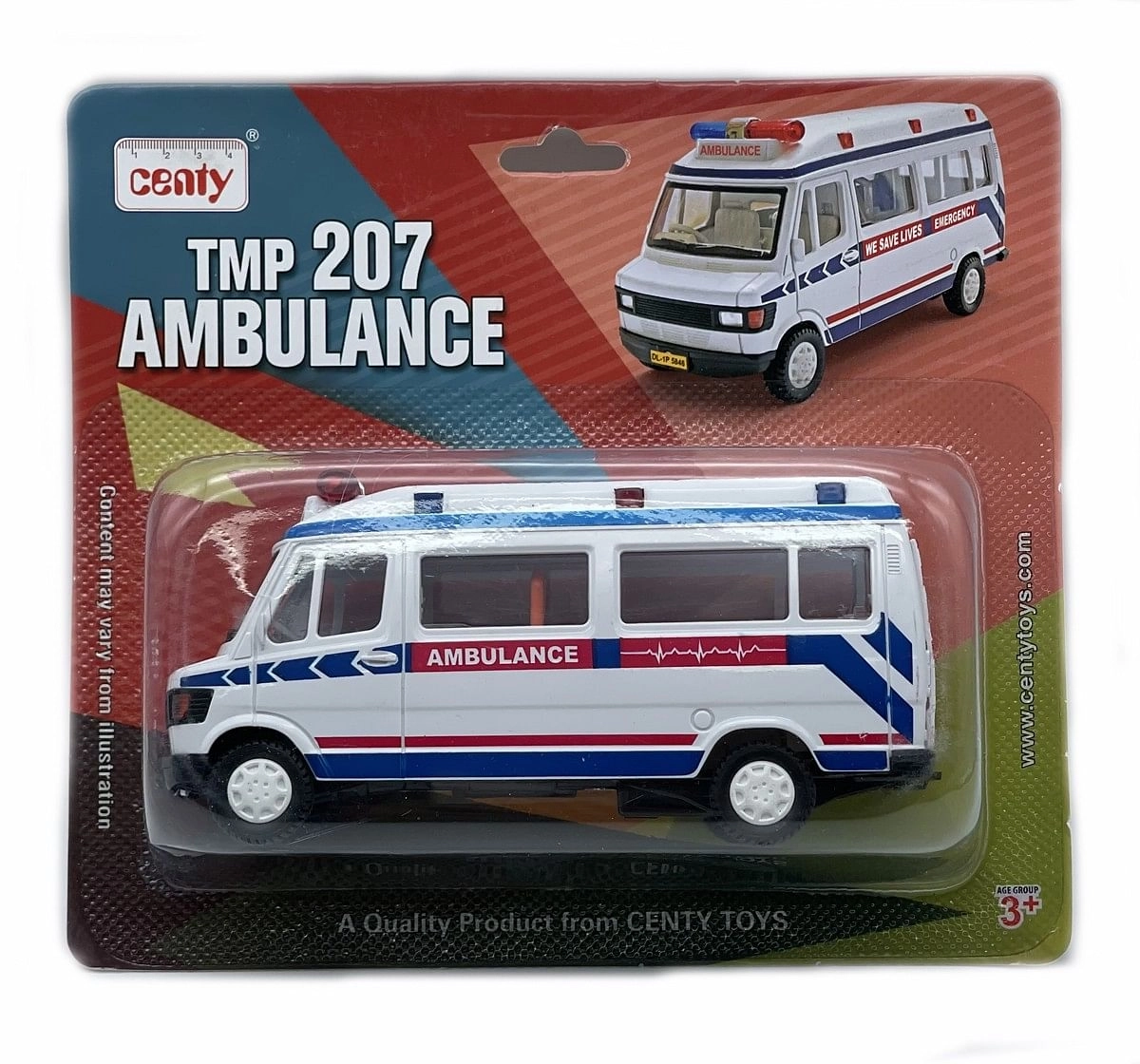 Centy TMP 207 Ambulance Multicolor 3Y+