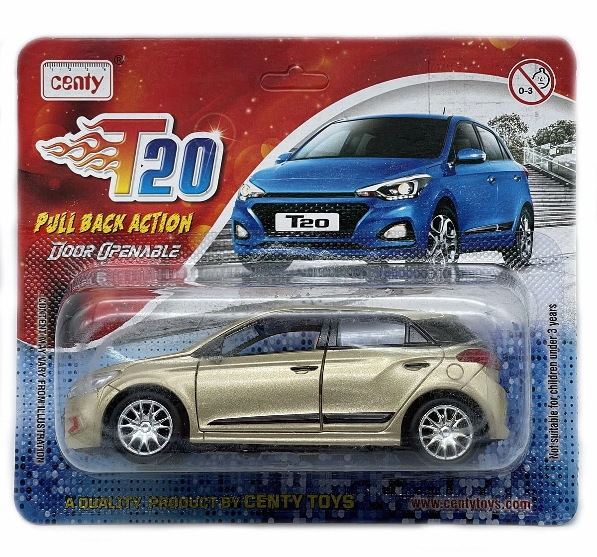 Centy T 20 Car Multicolor 3Y+