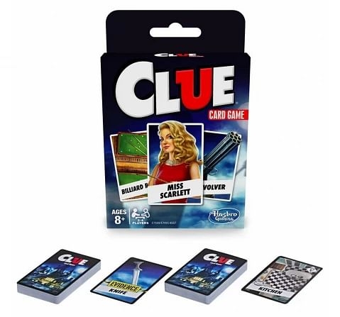 Hasbro Gaming Clue Card Game for Kids 8Y+, Multicolour