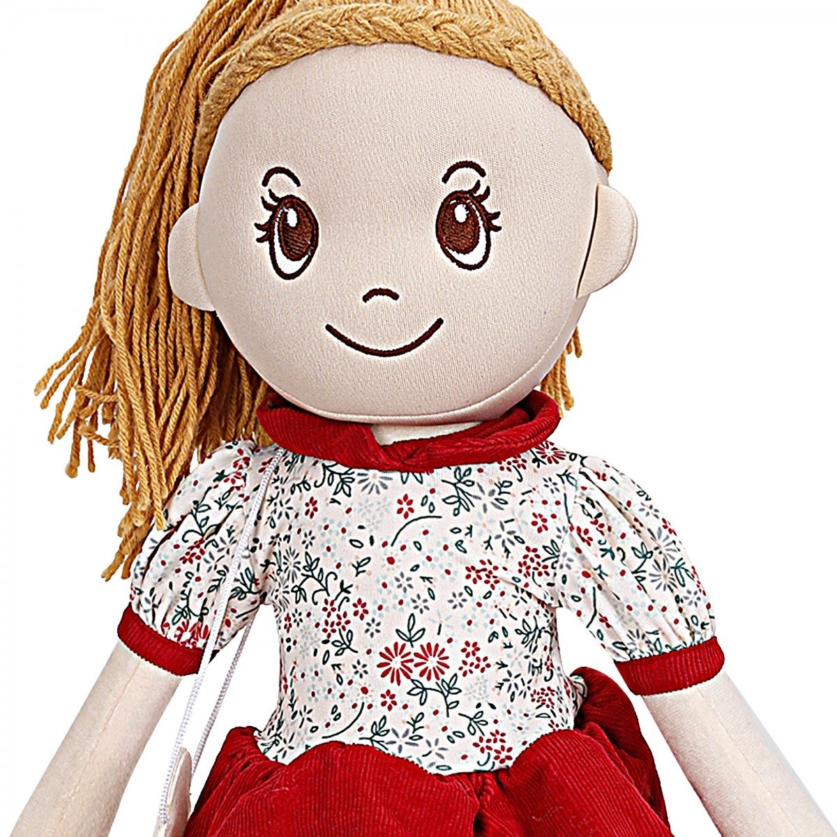 Candy Dolls Red Dress Multicolour Plush Soft Toys For Girls & Boys, 2 Yrs+