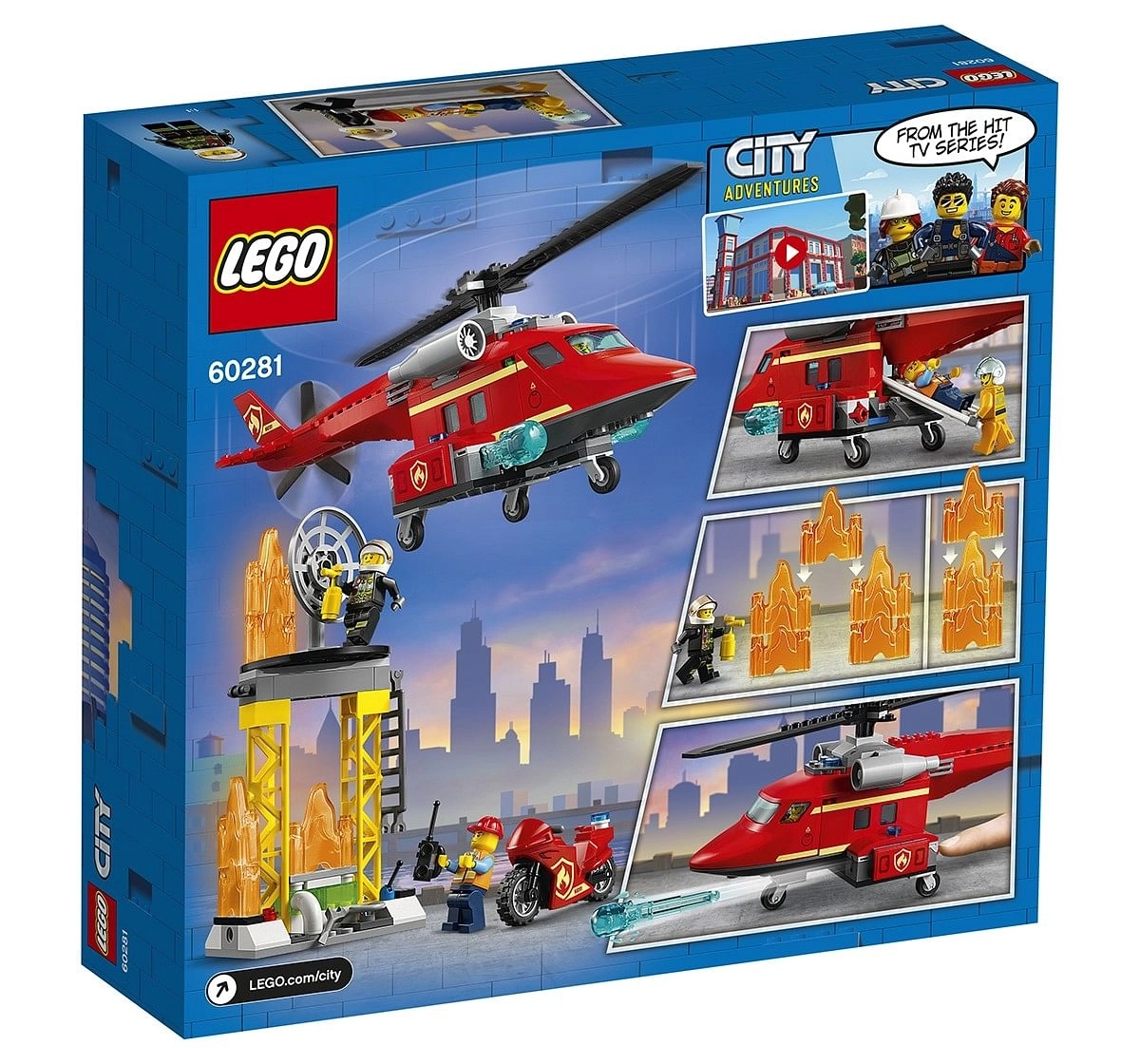 Lego Fire Rescue Helicopter V29,  5Y+, (Multicolor)