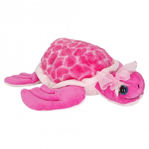 Fuzzbuzz Sea Turtle, Soft Toys for Kids, Pink, 1Y+