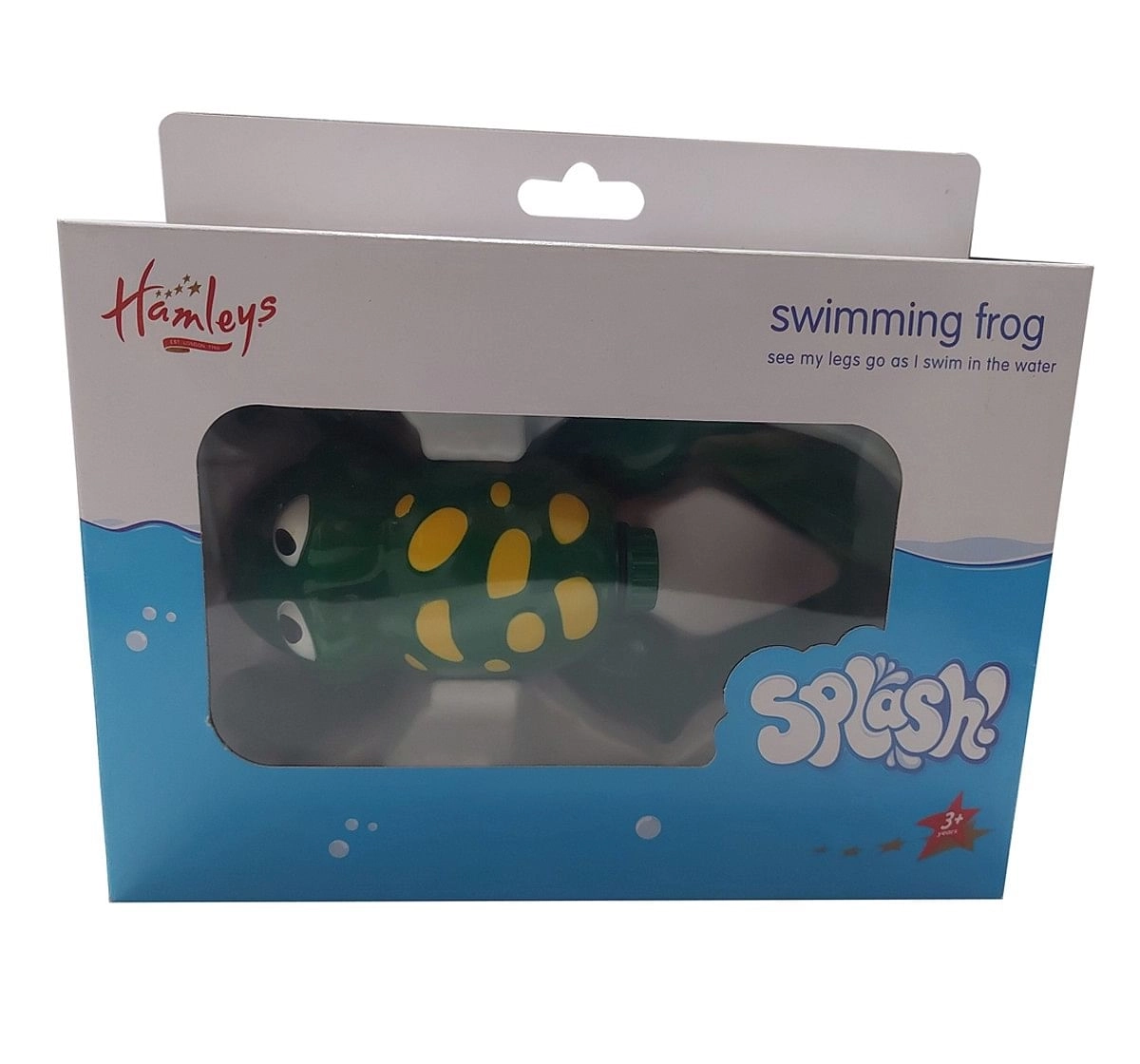 Hamleys Swimming Frog Bath Toy, Multicolor, 3Y+