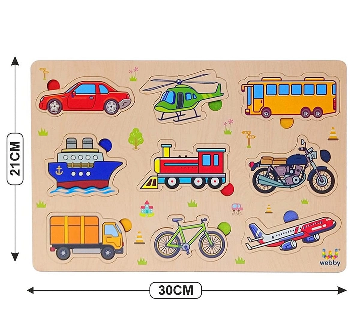 Webby Public Transport Education,  3Y+ (Multicolour)