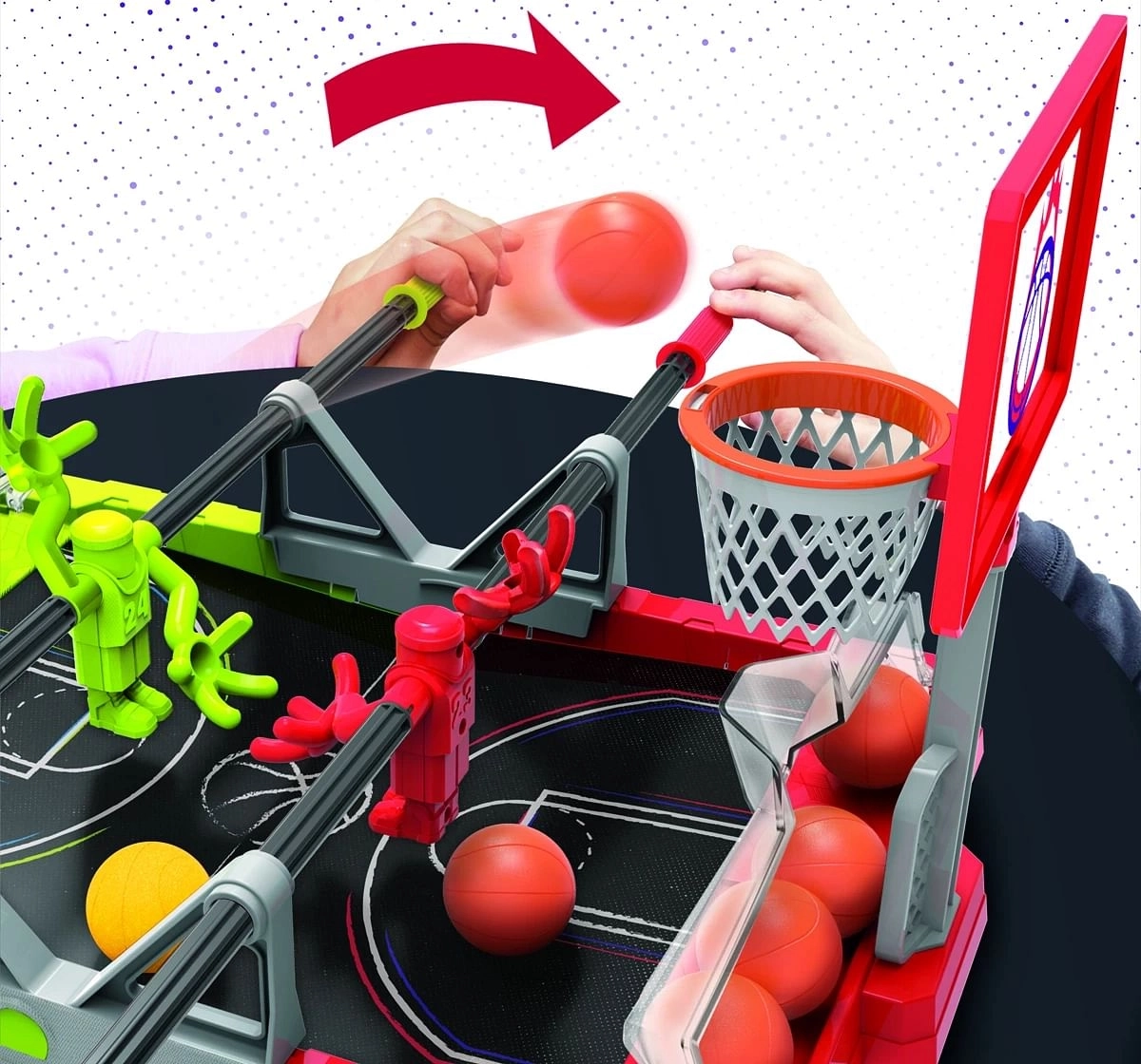 Hasbro Gaming Foosketball Game for Kids 8Y+, Multicolour