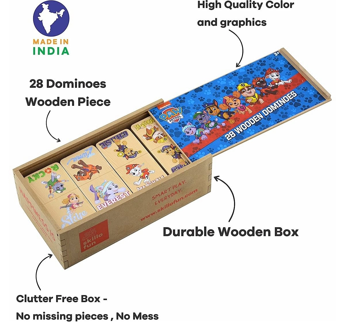 Skillofun Paw Patrol Dominoes Multicolour 2Y+