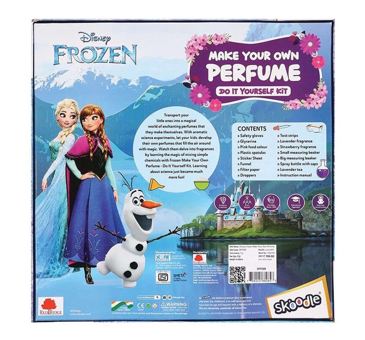 Disney Make Your Own Perfume DIY Kit Frozen Plastic Multicolour 8Y+