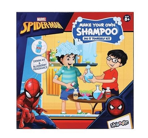 Marvel Make Your Own Shampoo DIY Kit Spiderman Plastic Multicolour 8Y+