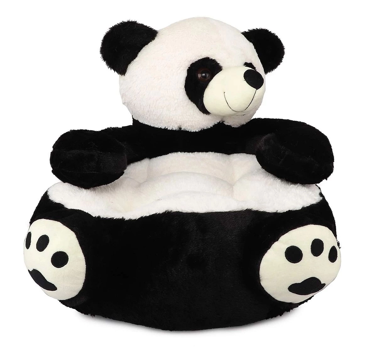 Plush Sitting Panda Armchair With Backrest, Cushion Comfortable Seat by Webby, Soft Toy For Kids (1-3 Years), Multicolor