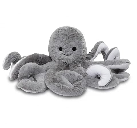 Webby Giant Stuffed Octopus Soft Toys Grey 3Y+