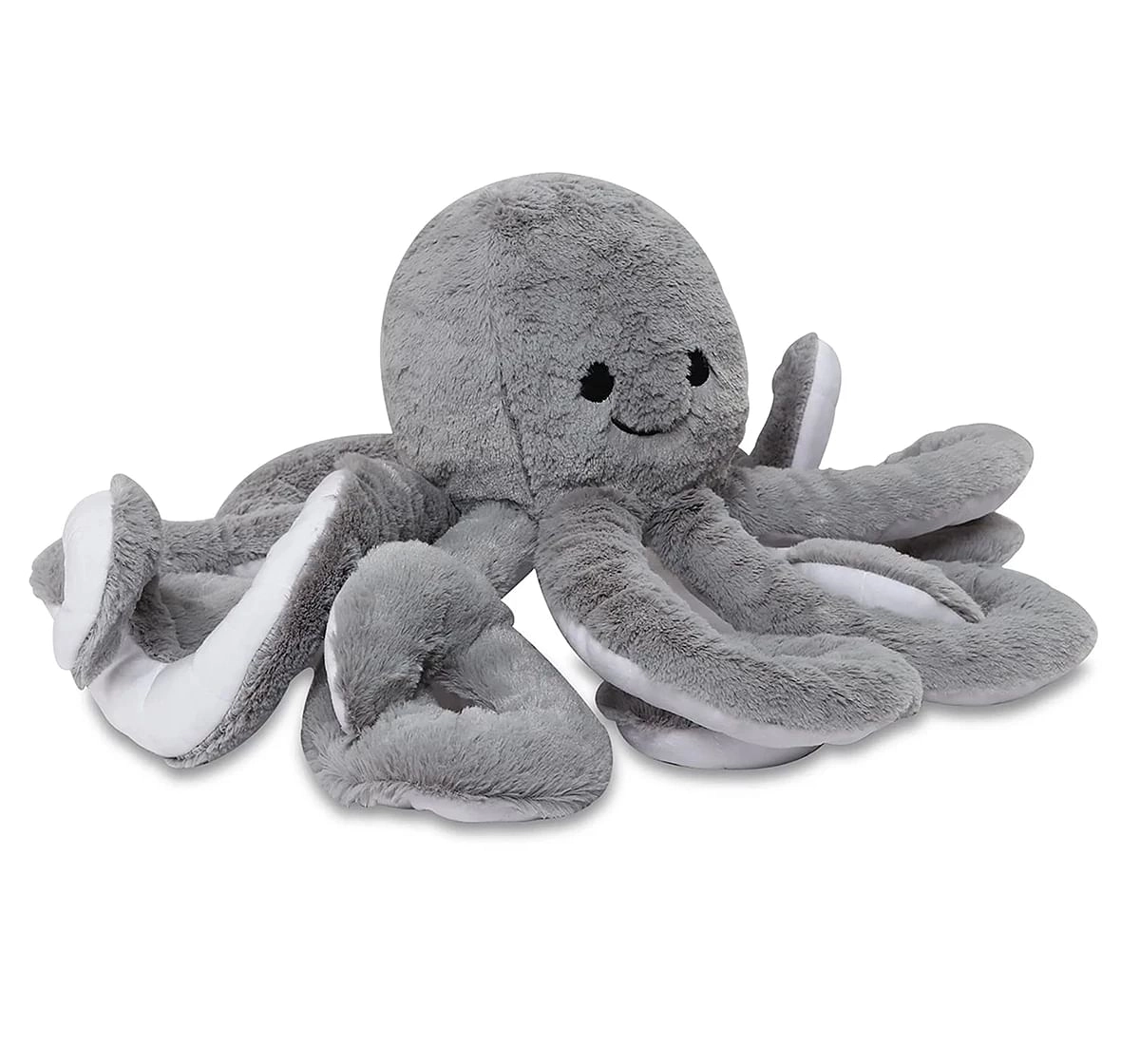 Webby Giant Stuffed Octopus Soft Toys Grey 3Y+