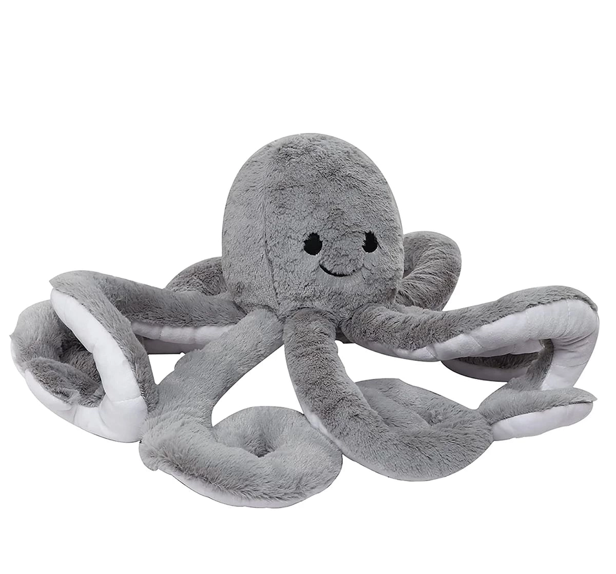 Webby Giant Stuffed Octopus Soft Toys Grey 3Y+