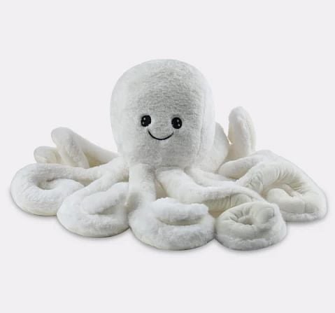 Webby Giant Stuffed Octopus Soft Toys White 3Y+