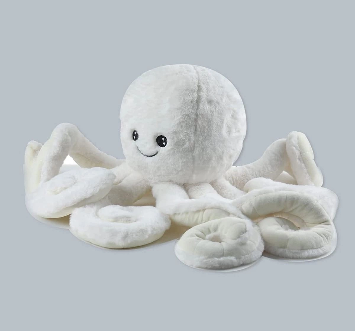 Webby Giant Stuffed Octopus Soft Toys White 3Y+