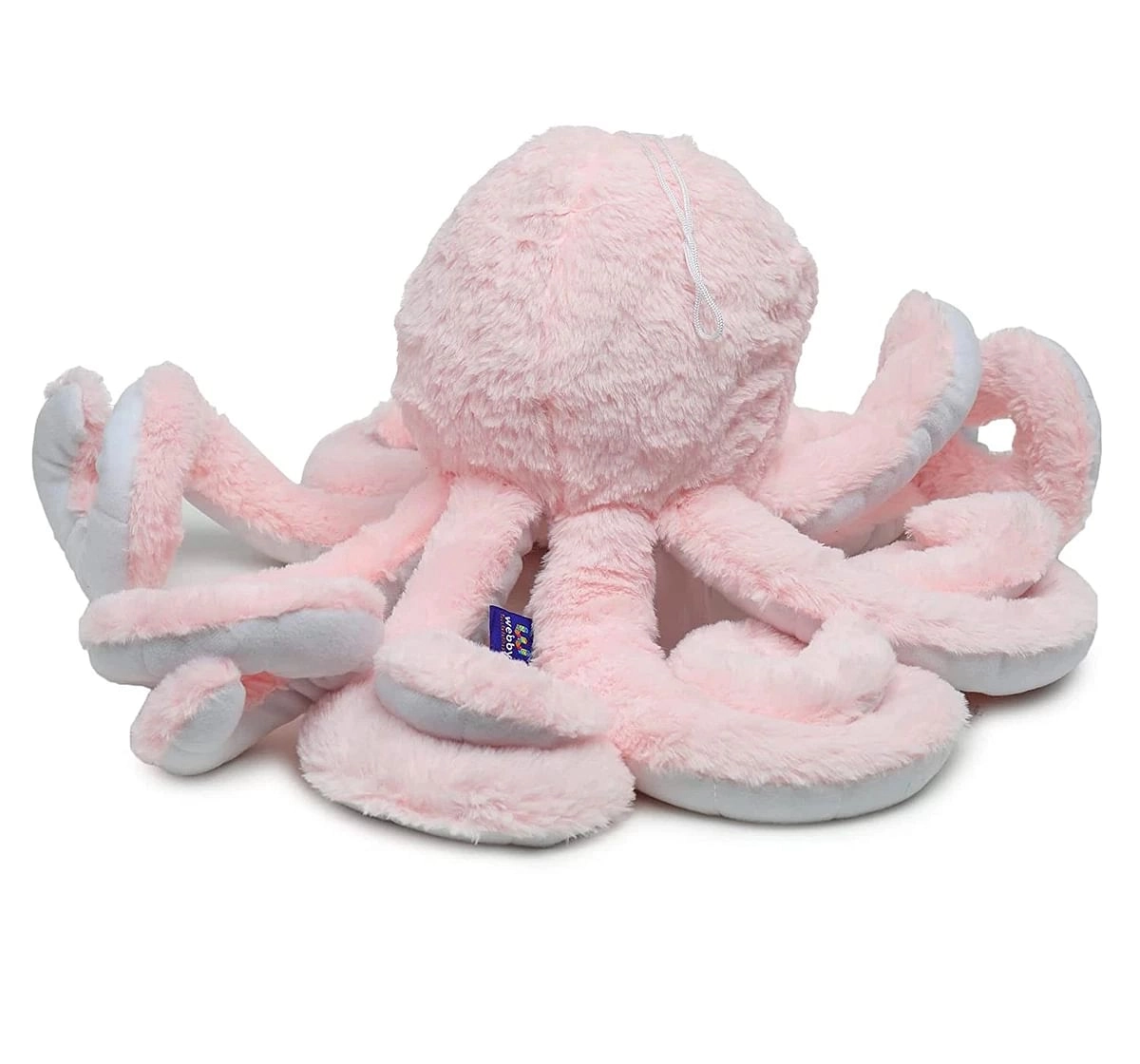 Webby Giant Stuffed Octopus Soft Toys Pink 3Y+