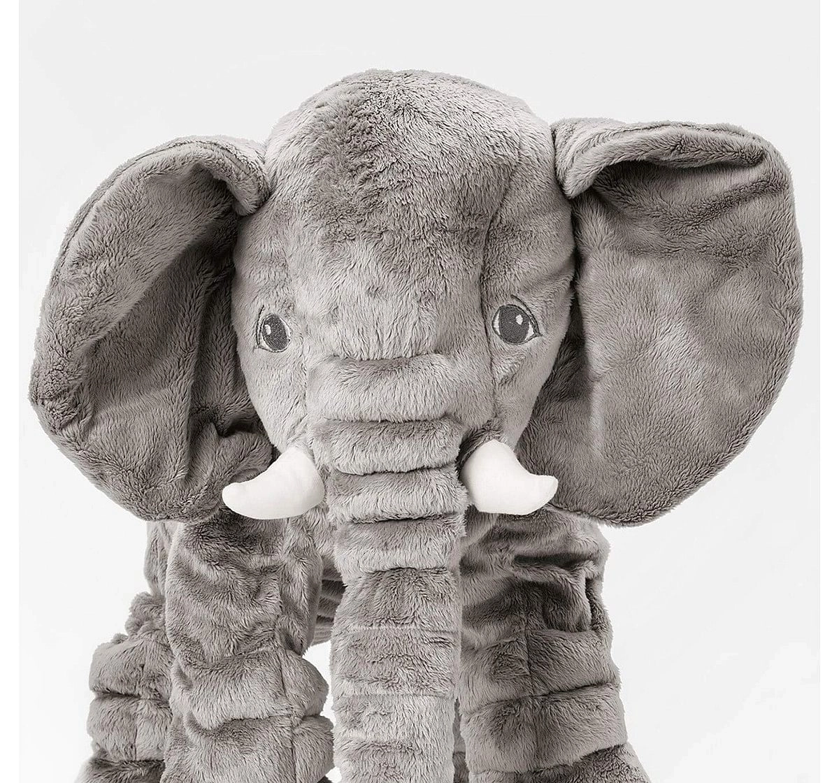 Webby Sitting Elephant 40cm Grey,  3Y+ (Grey)