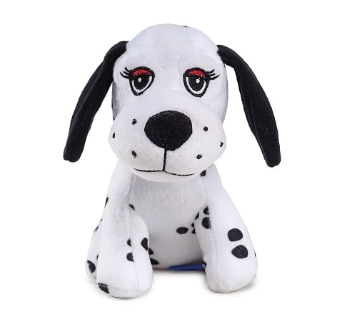 Soft Animal Plush Dalmatian Dog Plush Toy by Webby, 20 cm, White