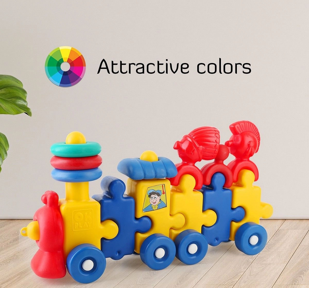 Ok Play My First Train for Kids Train for baby Multicolor 18M+