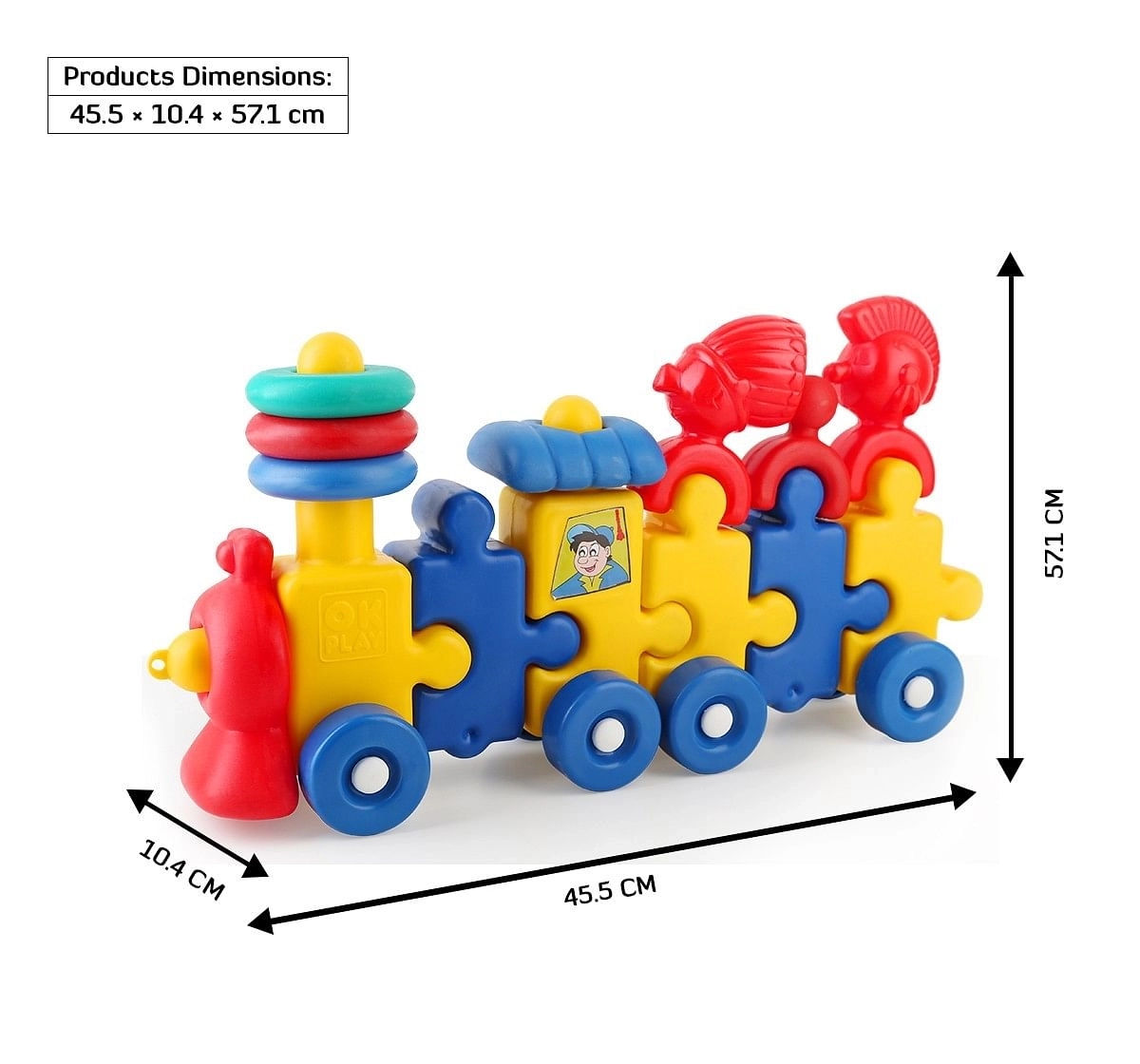 Ok Play My First Train for Kids Train for baby Multicolor 18M+