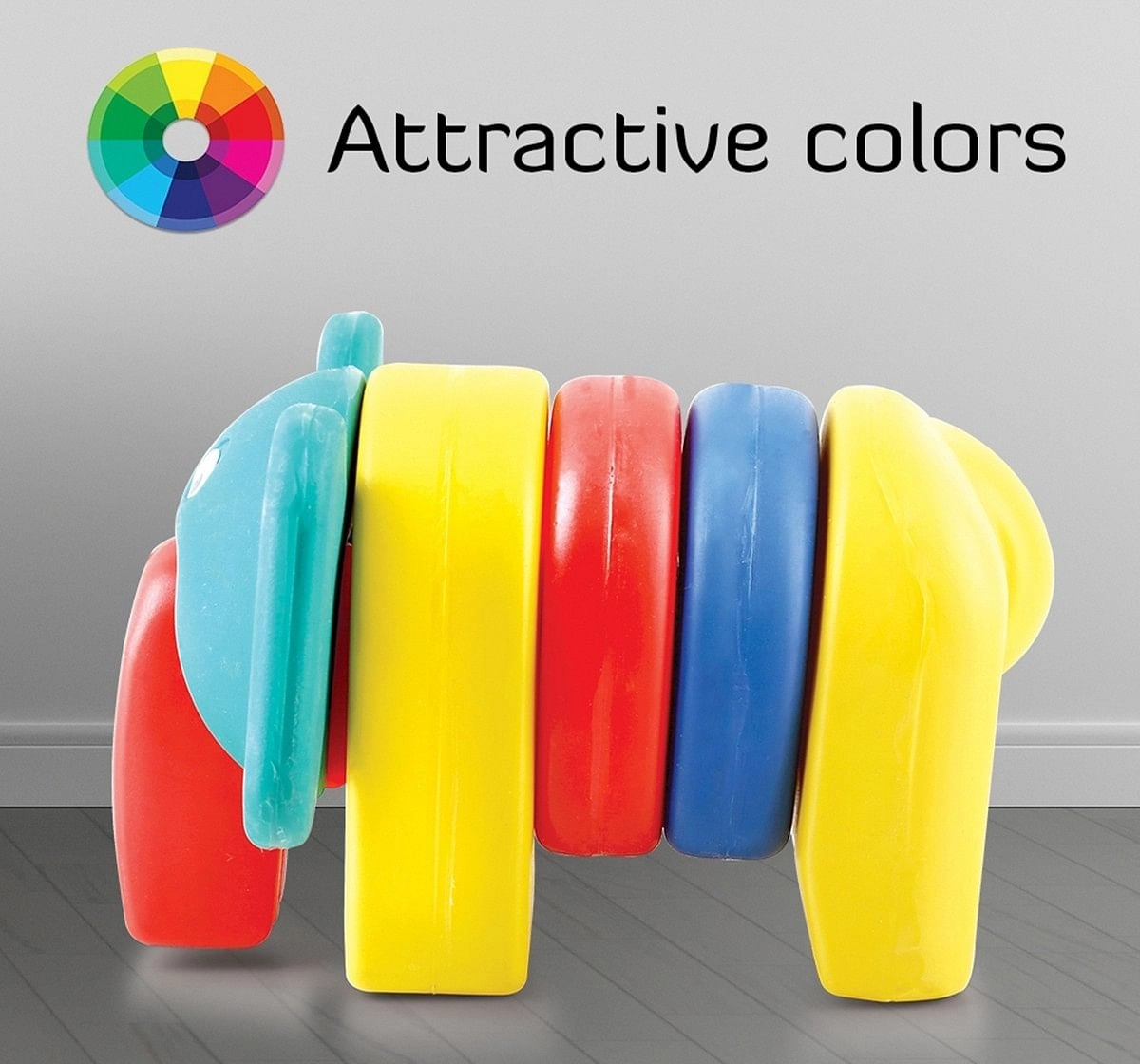Ok Play My Pet Elephant Toy for toddlers Plastic elephant Multicolor 18M+