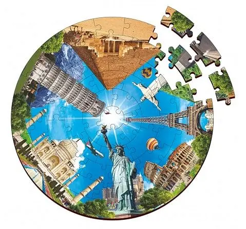 Webby Seven Wonders of World WP 60pcs,  5Y+ (Multicolour)