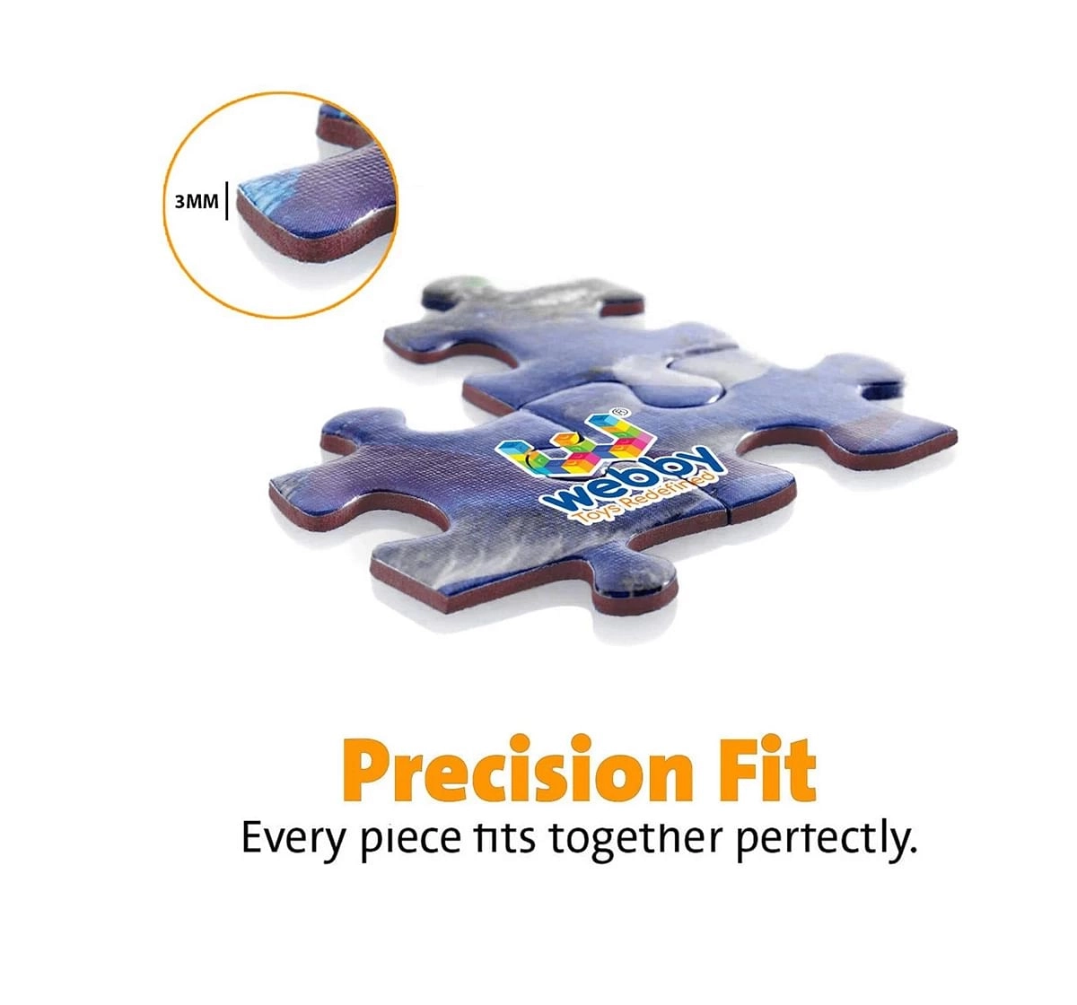 Webby Countryside 252 Pieces Wooden Puzzle for Kids 6Y+, Multicolour