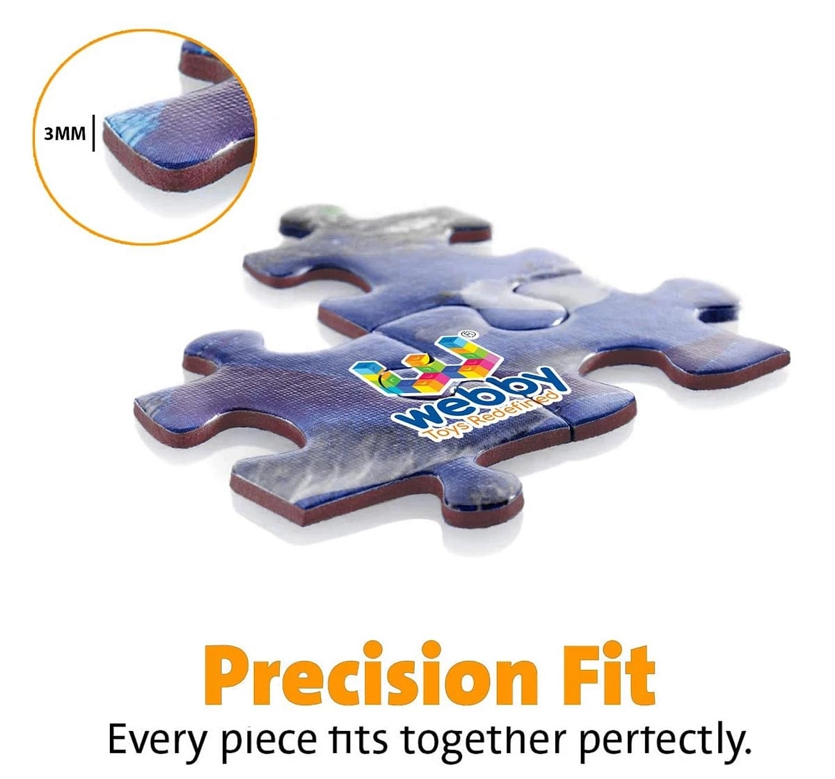 Webby Mount Everest 252 Pieces Wooden Puzzle for Kids 6Y+, Multicolour