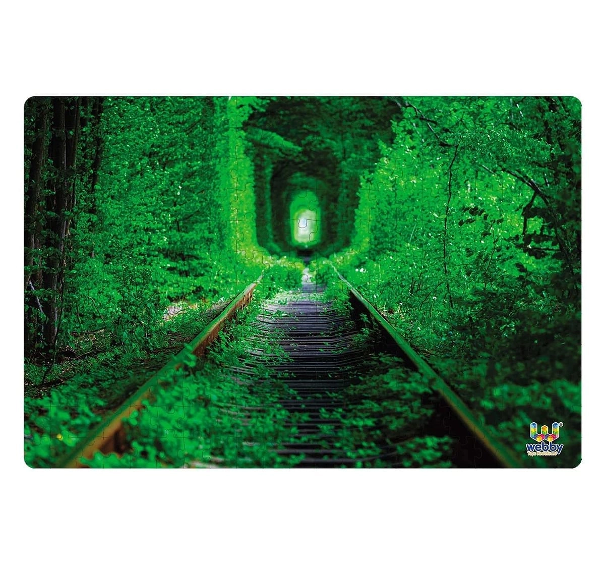 Webby Tunnel of Love 252 Pieces Wooden Puzzle for Kids 6Y+, Multicolour