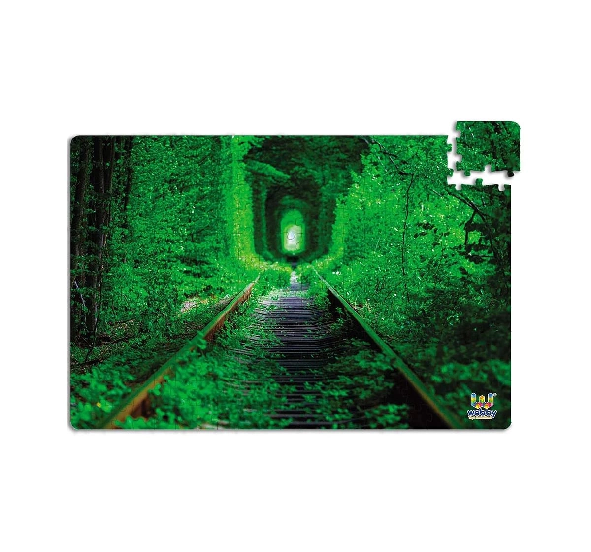 Webby Tunnel of Love 252 Pieces Wooden Puzzle for Kids 6Y+, Multicolour