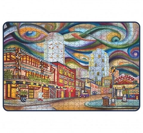 Webby Pike Market Avenue Puzzle 500pcs,  6Y+ (Multicolour)