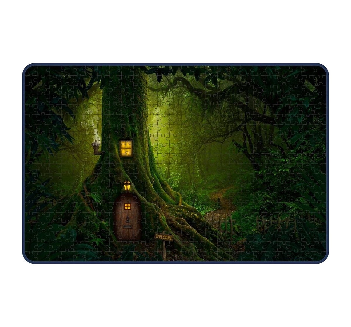Webby Mystery Tree House 500 Pieces Wooden Puzzle for Kids 7Y+, Multicolour