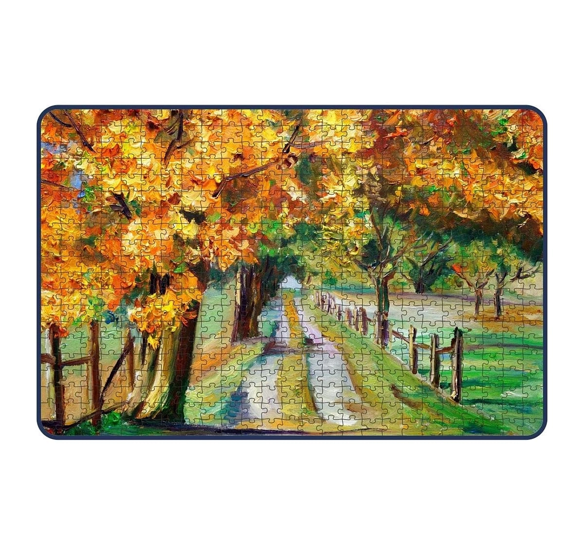 Webby Maple Tree Painting 500 Pieces Wooden Puzzle for Kids 7Y+, Multicolour