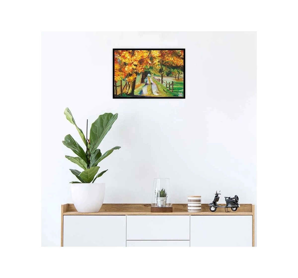 Webby Maple Tree Painting 500 Pieces Wooden Puzzle for Kids 7Y+, Multicolour