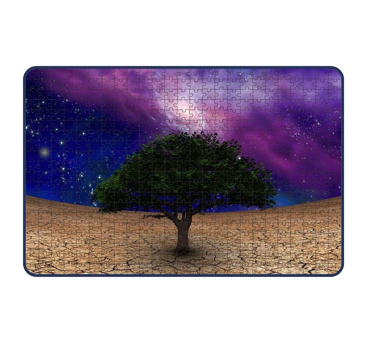 Webby Galaxy in Night Sky 500 Pieces Wooden Puzzle for Kids 7Y+, Multicolour