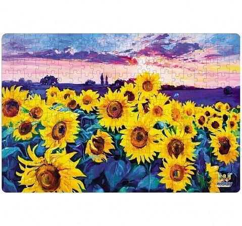 Webby Sunflower Fields Wooden Puzzle 252pcs,  6Y+ (Multicolour)