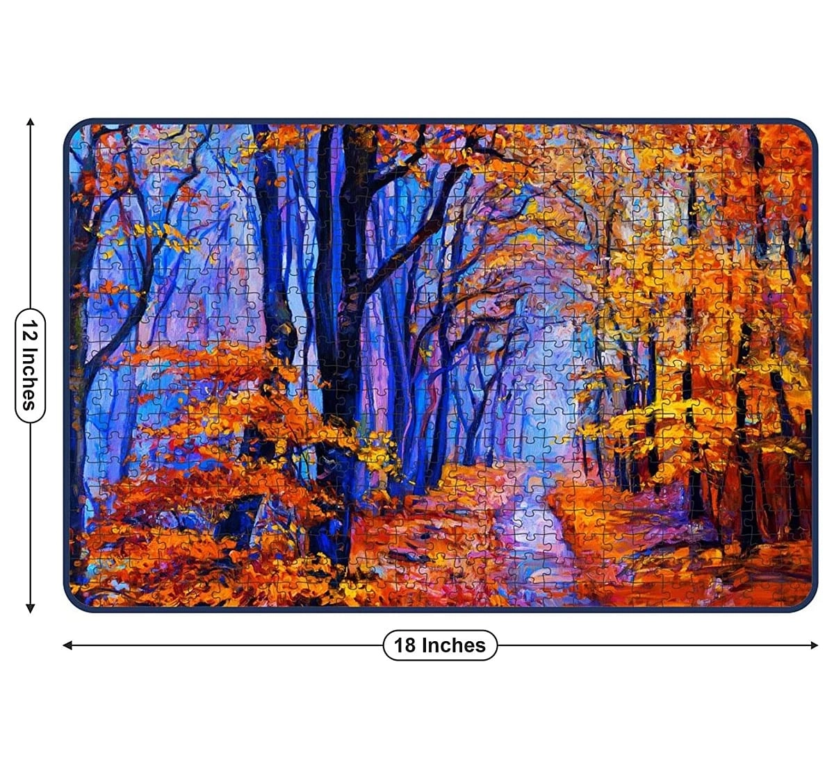 Webby Maple Forest 500 Pieces Wooden Puzzle for Kids 7Y+, Multicolour