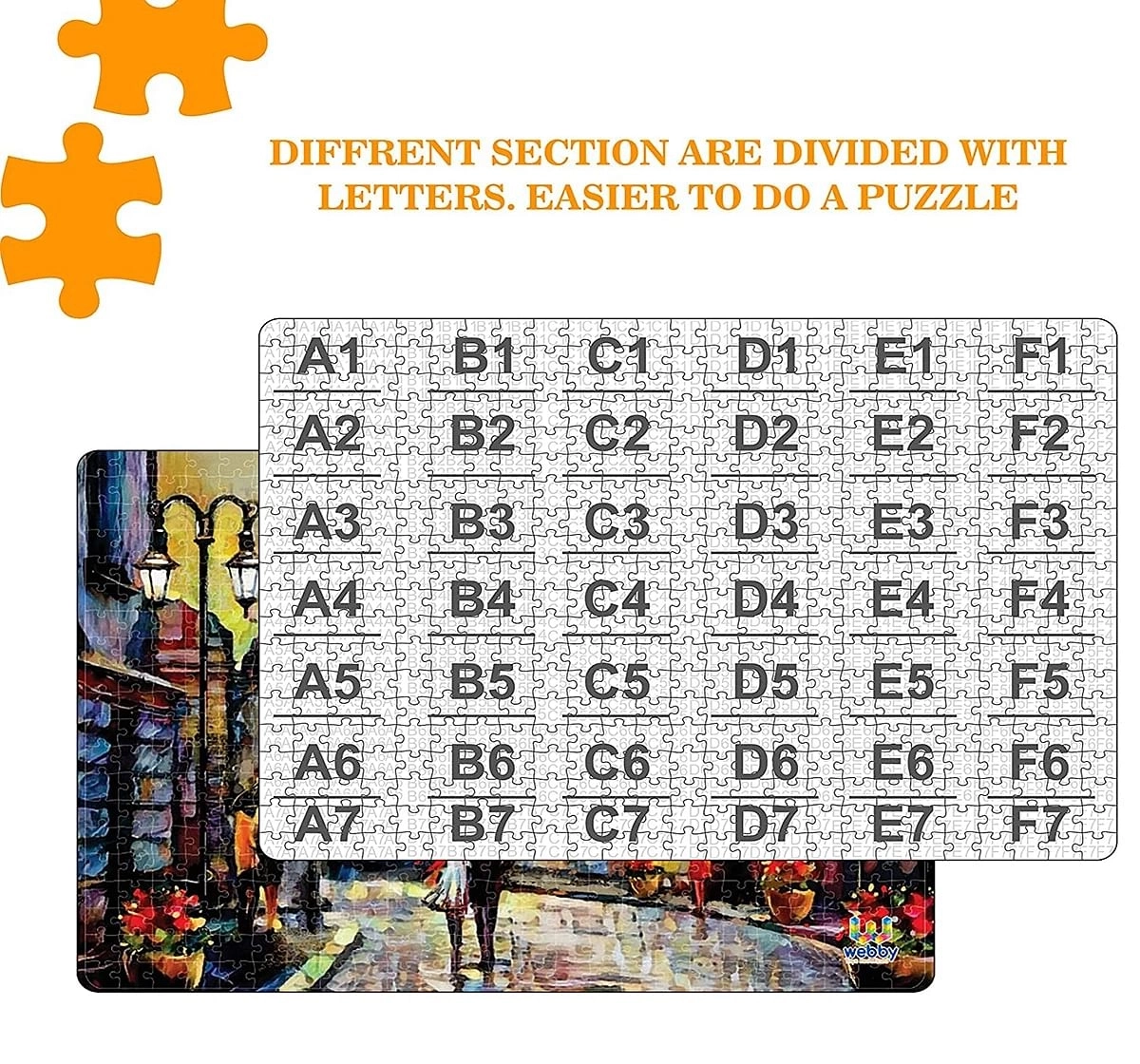 Webby Street in Hungary 500 Pieces Wooden Puzzle for Kids 7Y+, Multicolour