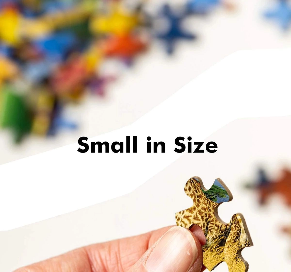 Webby 3 Giraffes Kilimnjaro 252 Pieces Wooden Puzzle for Kids 6Y+, Multicolour