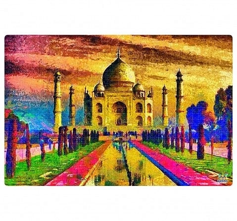 Webby Taj Mahal Painting Wooden Puzzle 1000pcs,  14Y+ (Multicolour)