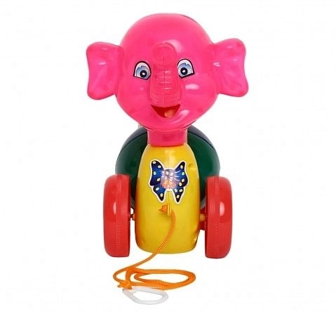 Toyspree Pulling Funny Elephant ,  18M+ (Multicolour)