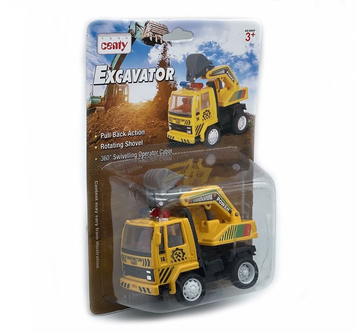 Centy Excavator Multicolor 3Y+