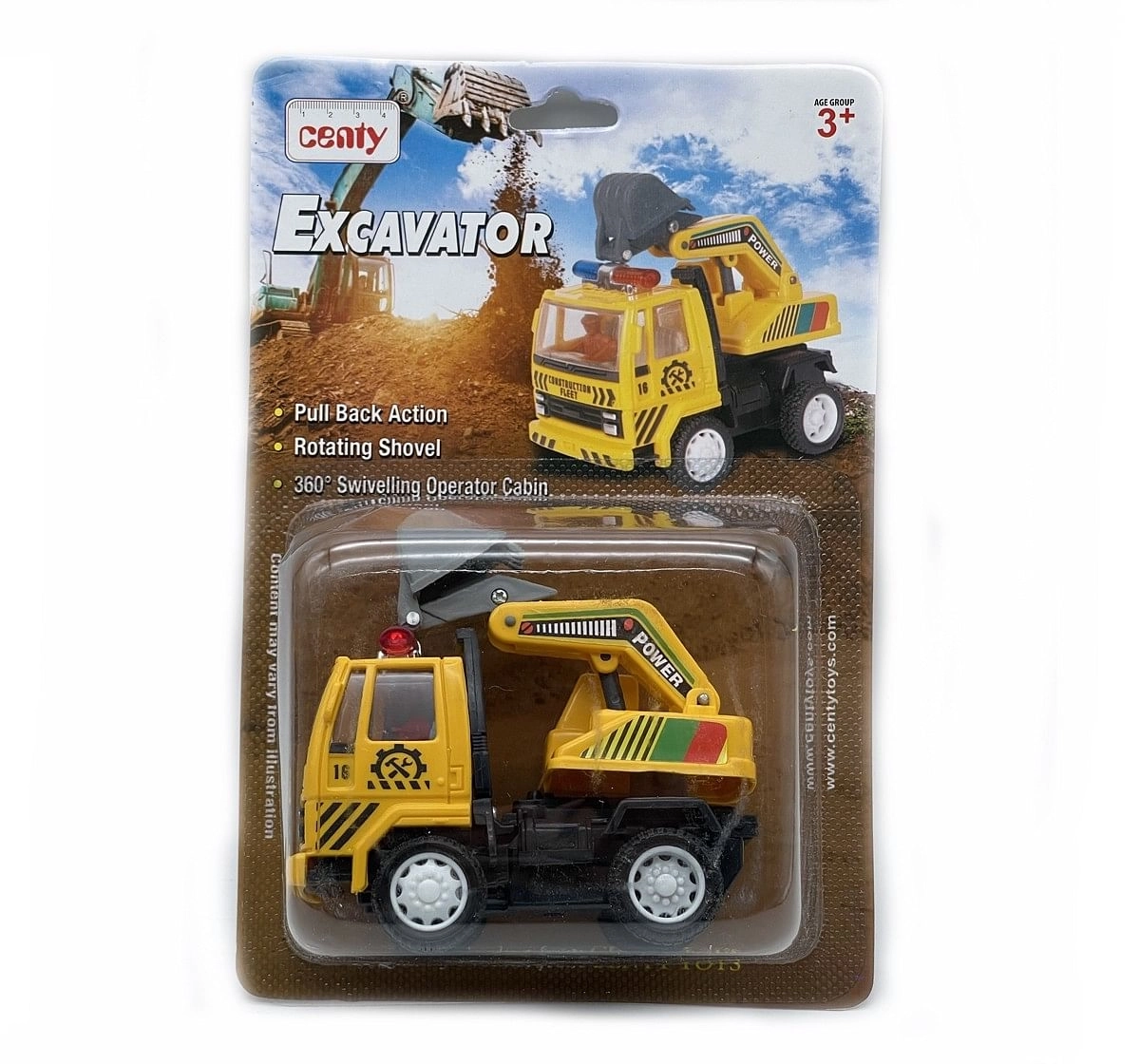 Centy Excavator Multicolor 3Y+