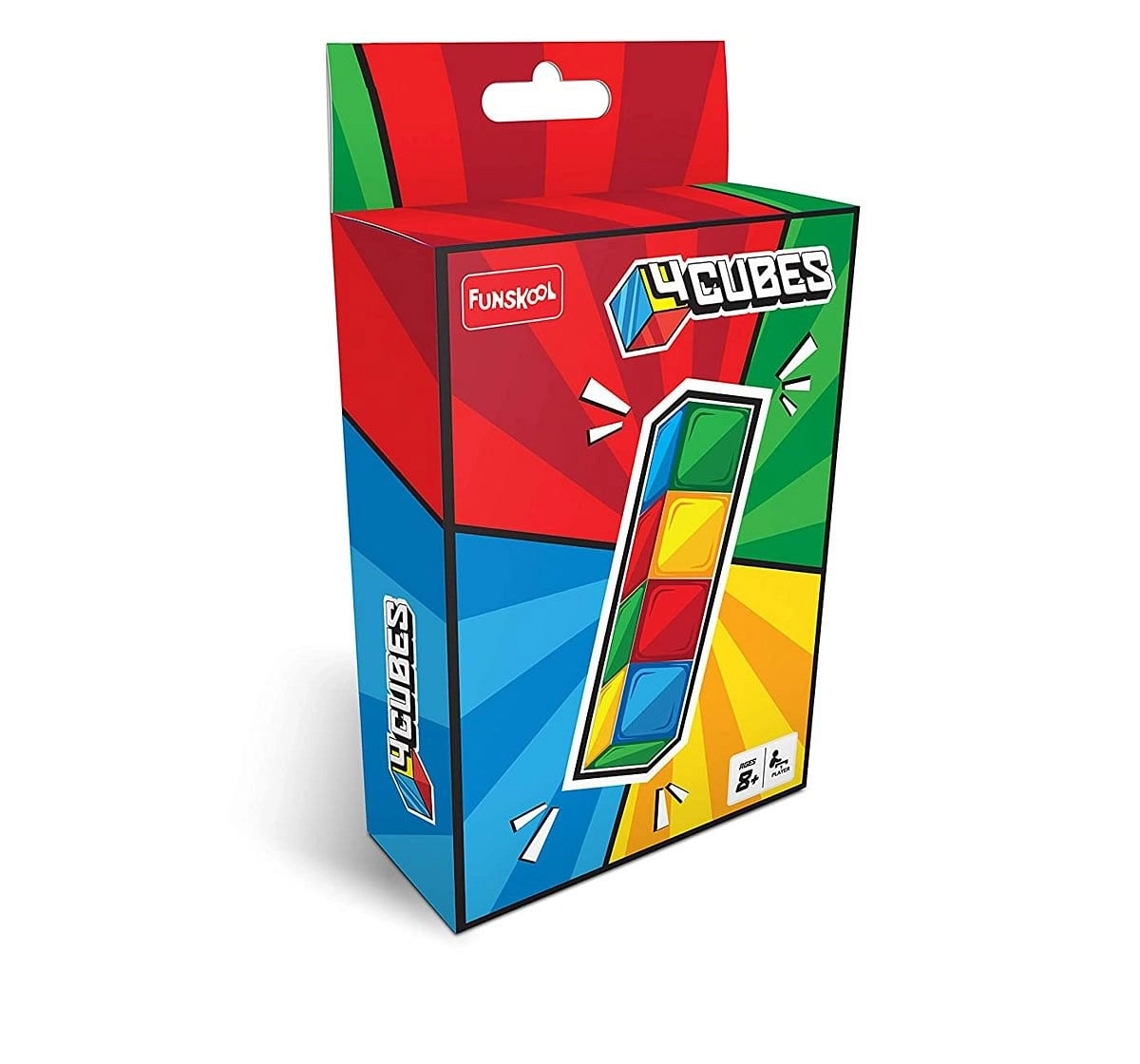Funskool 4 Cubes GamePlastic Multicolour 7Y+