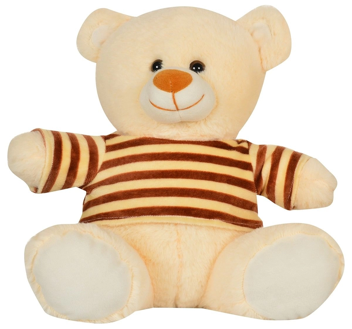 Mirada 30cm sitting teddy bear with Multicolor strip dress Multicolor 3Y+