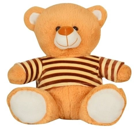 Mirada 30cm sitting teddy bear with Multicolor strip dress Multicolor 3Y+