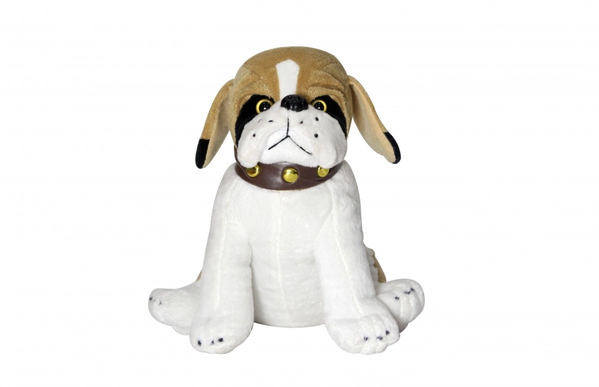 Sitting Bull Dog Soft Toys For Kids, 3M+, Multicolour